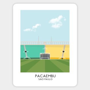 O meu, o seu, o nosso Pacaembu - Football art Sticker